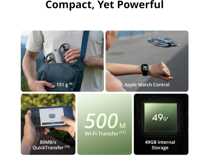 DJI Neo 2 Digital Transceiver Combo with RC-N3 Remote Controller,4K Drone for Beginners, 150g Self Flying Drone