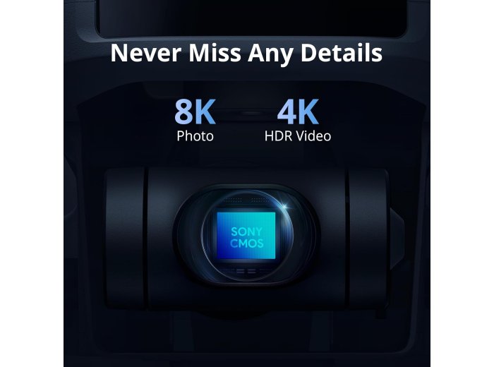 Potensic Atom 2 Fly More Combo with RC PTD 1, Drones with Camera for Adults 4K Video, 8K Photo, 10KM Transmission, 96 Mins Flight, 3-Axis Gimbal, AI Track, Vertical Shooting, AI Night Shot, Under 249g