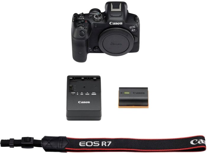 Canon EOS R7 Mirrorless Camera with 75-300mm Lens (5137C002) Bundle