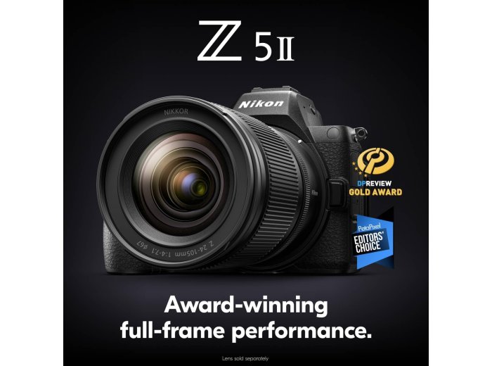 Nikon Z5 II | Full-Frame mirrorless Stills/Video Camera | USA Model, Black