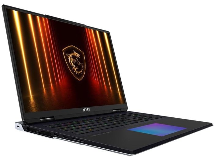 MSI Titan 18 HX AI A2XWJG 18" UHD+ Mini LED 120Hz, Gaming Laptop Computer - Core Black, Intel Core Ultra 9 285HX 2.1GHz; NVIDIA GeForce RXT 5090 GPU 24GB GDDR7; 64GB DDR5 RAM; 2 x 2TB NVMe SSD