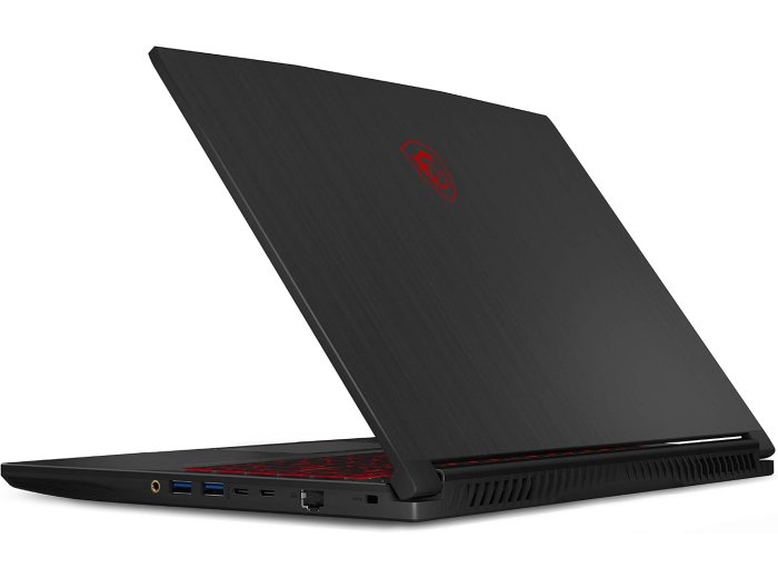 msi GF65 Gaming Laptop: 15.6" 144Hz FHD 1080p, Intel Core i7-10750H 6 Core, NVIDIA GeForce RTX 3060, 16GB, 512GB NVMe SSD, WiFi 6, Red Keyboard, Win 10, Black (10UE-047)