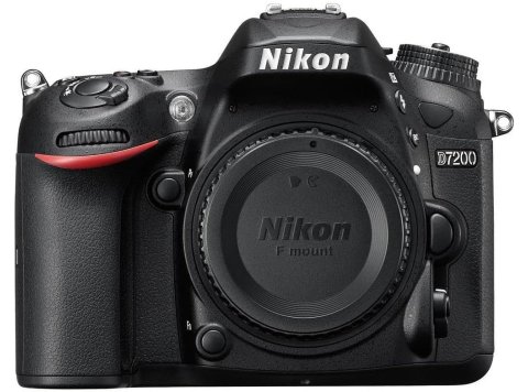 Nikon D7200 DX-Format DSLR Body (Black)