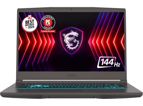 msi Thin 15 15.6” 144Hz FHD Gaming Laptop: Intel Core i7-13620H, NVIDIA Geforce RTX 4050, 16GB DDR4, 512GB NVMe SSD, WiFi 6E, Win 11: Black B13VE-2678US